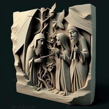 3D model Hieronymus Bosch (STL)